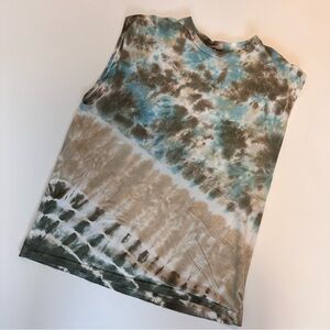 PacSun Cutoff Sleeve Tie Dye T-shirt
